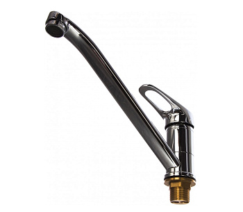 Смеситель L4913 для кухни с гайкой, шаровый (латунь) LEDEME 